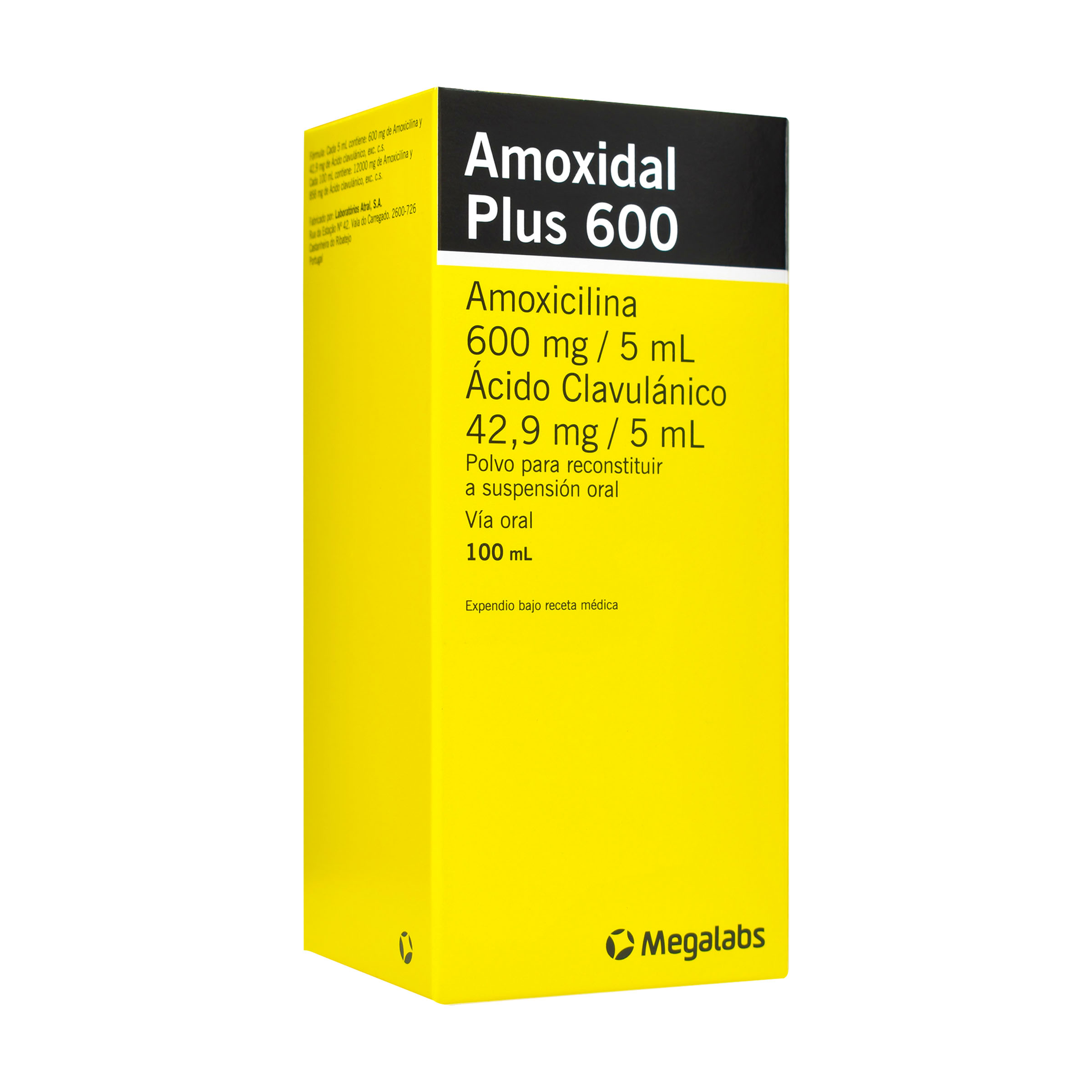 AMOXIDAL PLUS 600 SUSPENSION 100 ML