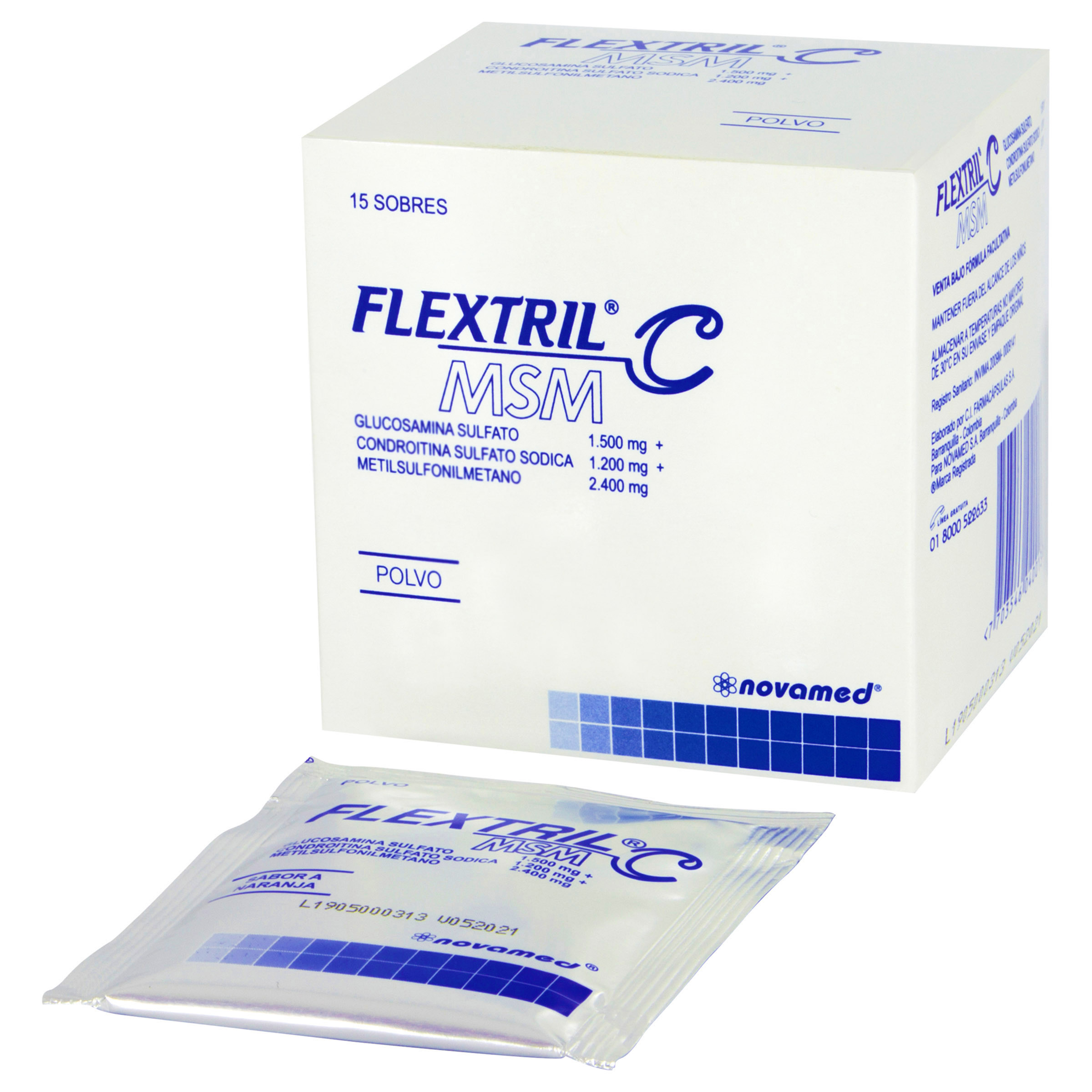 FLEXTRIL C MSM 1500MG 15SBS